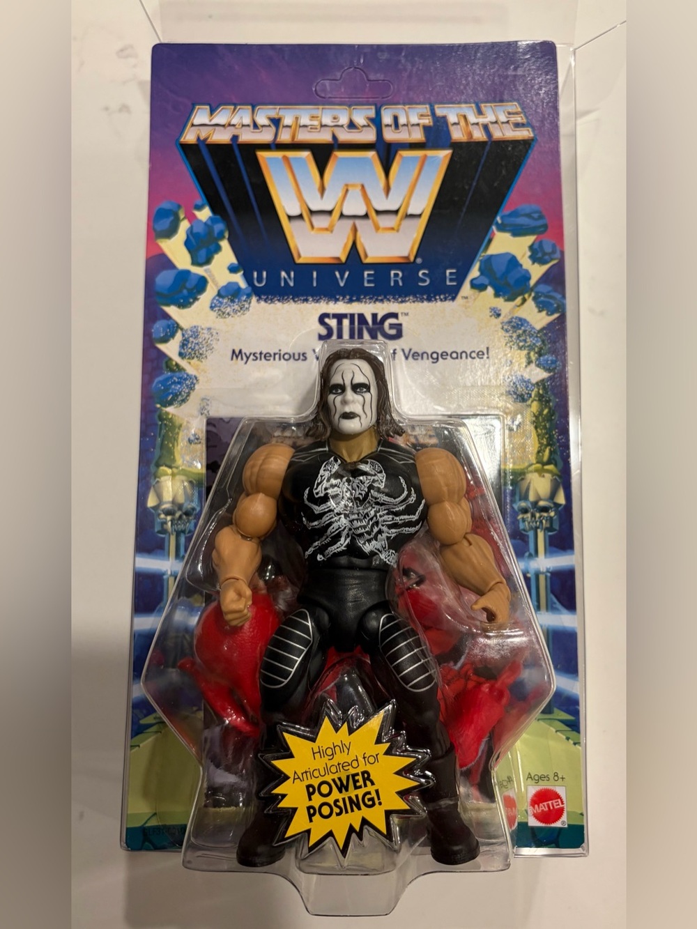 Masters of the WWE Universe - STING (Wave 1) - UNPUNCHED MOC!